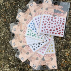 Glittery stars set of 8
